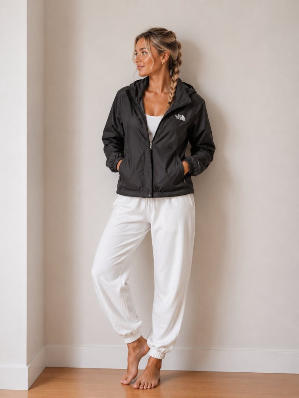 The North Face Women's Black Lightweight Waterproof Jacket